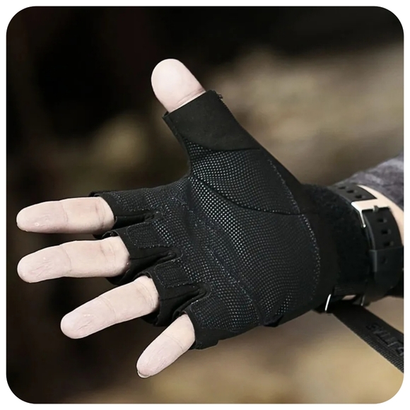 Unisex half finger outdoor activity gloves military hunting workout biking glove - Picture 4 of 8